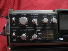 Vintage JVC Radio protable TV Model 3050 w/ Power Adapter Working