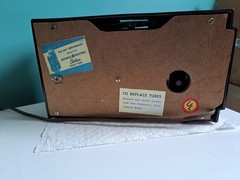 Vintage G.E. 60 AM Tube/ Clock Radio, Restored.
