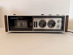Vintage 1970’s Panasonic RF-7469 AM/FM Digital Flip Clock Radio Alarm Working