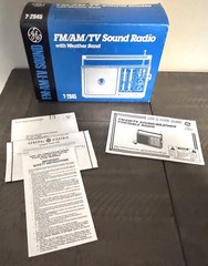 NOS Vintage GE 7-2945A Multiband Radio Mint In Box 1989 Kmart Provenance /Papers
