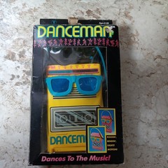 VINTAGE 1990 DANCEMAN DANCEING RADIO WITH BOX TESTED WORKS TOY