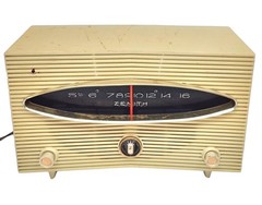 Rare Vintage WORKING Zenith S-40273 Long Distance AM Radio MCM | Futuristic Look