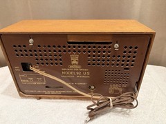 💙Grundig-Majestic Model 92 Radio tube WEST GERMANY 1950&rsquo;s « Hi-Fi Sound » works
