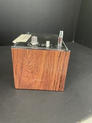 Vintage Realistic AM/FM Deskube Radio Model 12-184 Faux Wood Radio Shack Tested
