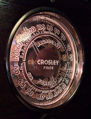 Old Antique Wood Crosley Fiver 517 Vintage Tube Radio -Restored Working Tabletop