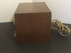Vintage KLH Model Twenty One 21 FM Table Radio Wood Cabinet Tested Working