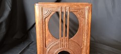 Vintage Westinghouse Wood MiniTombstone Radio Case for WR-100 Juke