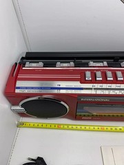 VTG International MINI AM/FM Stereo Radio Cassette Recorder 2-Way System Taiwan