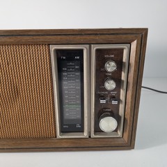 TESTED GOOD Vintage Sony Transitor Radio TFM-9450W AM FM Table Top Radio Wood