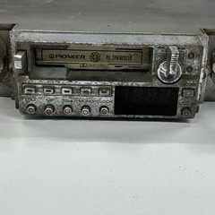 Pioneer KE-6100 Cassette Car Stereo Electronic AM/FM Shaft Post Style Radio