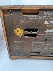 Vintage Motorola Aero Vane Radio 65X14-A (Working)
