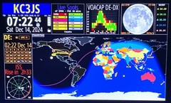 HamClock-Ham Radio World Clock on Raspberry Pi Zero 2W