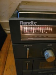 RANDIX ACR-216 Music Center Record Player , AM/FM Radio , Stereo , Twin Cassette