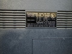 Panasonic RF-1200 Vintage Multi-Band Radio, AM/FM/MB/VHF/WEATHER, 5 Band, 1970&rsquo;s