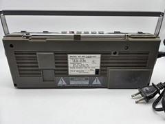 Vntg Sears Roebuck & Co SR-3000 Series Silver Mini Stereo Boombox TESTED WORKING