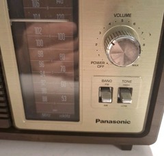 Panasonic AM/FM Radio Model RE-6280 Vintage Classic TESTED!