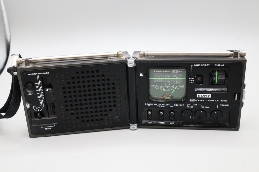 Vintage Sony ICF-7800 AM FM Shortwave Radio Receiver Japan Made Tested Working