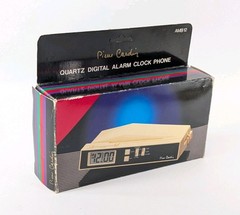Vintage Pierre Cardin Telephone Clock Radio 50028 – New Old Stock