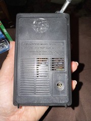 Vintage Portable Radio Sanyo/Video
