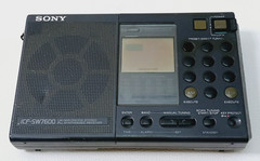Sony ICF-SW7600 World Band Receiver Vintaage Radio – For Parts only not working