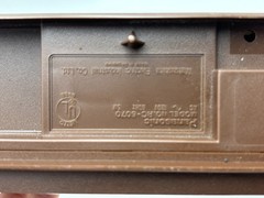 Vintage Panasonic RC-6070 FM AM 2 Band Electronic Clock Radio Wood Grain