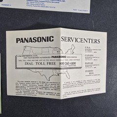 Booklet Directions ONLY Vintage Panasonic Portable AM/FM Radio RF-951 RF-951C