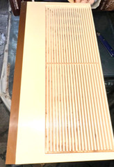 Hitachi solid-state AM/FM table radio from the mid-century modern (MCM) era,