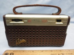WORKING BROWN 1961 REALISTIC 10 TRF TRANSISTOR RADIO-by TOSHIBA RADIOORPHANAGE