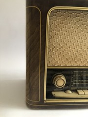METZ 308 MCM Large Tabletop Tube AM FM SW Radio Germany As Is Parts or Repair