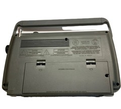 AM/FM Radio Cassette Recorder Portable Boombox Tested Working GE 3-5264A W Tape