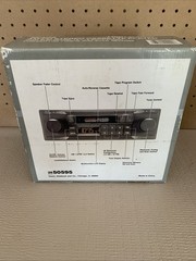 New Sears Vintage Digital AM FM Cassette Player Radio Car 28-50595 New
