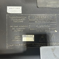 General Electric 7-4265A SpaceMaker Under Cabinet AM FM Radio & Cassette Player 