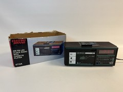 Vintage AM/FM LED Clock Radio Cassette Player Model 4710A