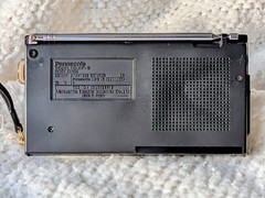 Panasonic Matsushita RF-9 FM MW SW1-7 9 Band Receiver Compact Radio + Case