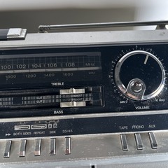 Vintage Sharp VZ2000 boombox japanese Radio & Record Player Work AS IS