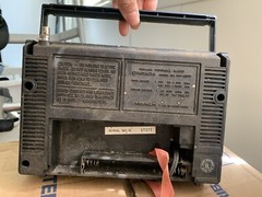 VINTAGE HITACHI MODEL: KH-435H AM/FM TRANSISTOR RADIO MCM Test Working