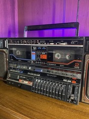 Sharp GF800Z(BK) Legendary Vintage Boombox, made in Japan