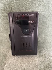 Tested Vintage RCA AM/FM Stereo Radio Cassette Player RP-1851A W/Mini Speakers