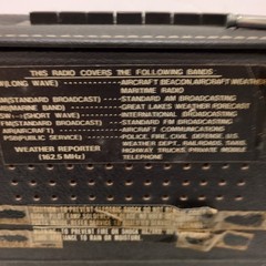 Triumph No. 819 Solid State Multi Band World Time Radio Vintage