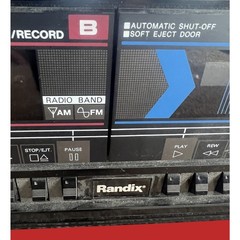 RANDIX Vintage AM/FM Stereo Radio Twin Cassette Recorder SCR771