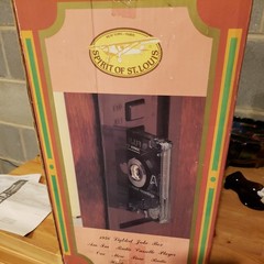Vintage 1934 Replica Radio with Cassette Player Wood Cabinet
