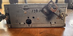 Vintage Motorola FM200A AM/FM Gold Pushbutton Car Radio Stereo 12V USA S/N 30147