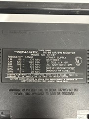 VTG REALISTIC RADIO SHACK AM/FM DX-66 AIR/SW MONITOR MODEL 12-767 TESTED-WORKS