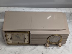 Vintage Philco Transitone Telechron 54-8742 Clock Radio Special Services