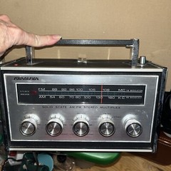 3 piece Vintage Soundesign Model 4361 Travel Portable Stereo Works No Light