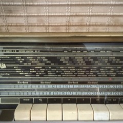 SABA Meersburg Vintage Tabletop Tube Radio, Shortwave, Wood Cabinet