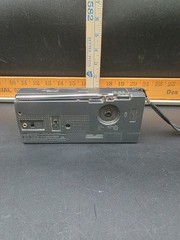 SANYO RPM-C5 AM/FM 2 BAND QUARTZ CLOCK RADIO ALARM W/ ANTENNA & STRAP WORKS.