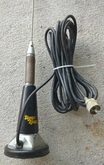 Johnson Messenger 4145 CB 2 Way Radio With Speaker Antenna Signal Kicker As Is