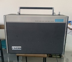 SONY 10Band Receiver AM/FM/AIR/PSB/LW/SW 1-5/BFO Model CRF-5100 , Tested/Works