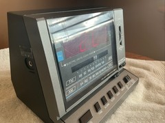 Vtg AM FM Clock Radio Alarm 120v – Battery Back-up- Tested – GPX Model D528